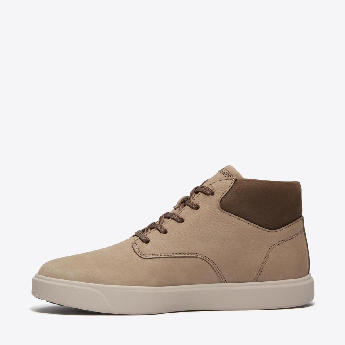 TIMBERLAND Mens Emerson Street Mid Mid Grey Nubuck/Dark Brown - Image 5
