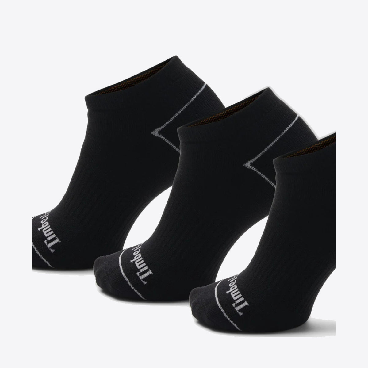 TIMBERLAND Unisex Bowden No Show - 3 Pack Black - Image 3