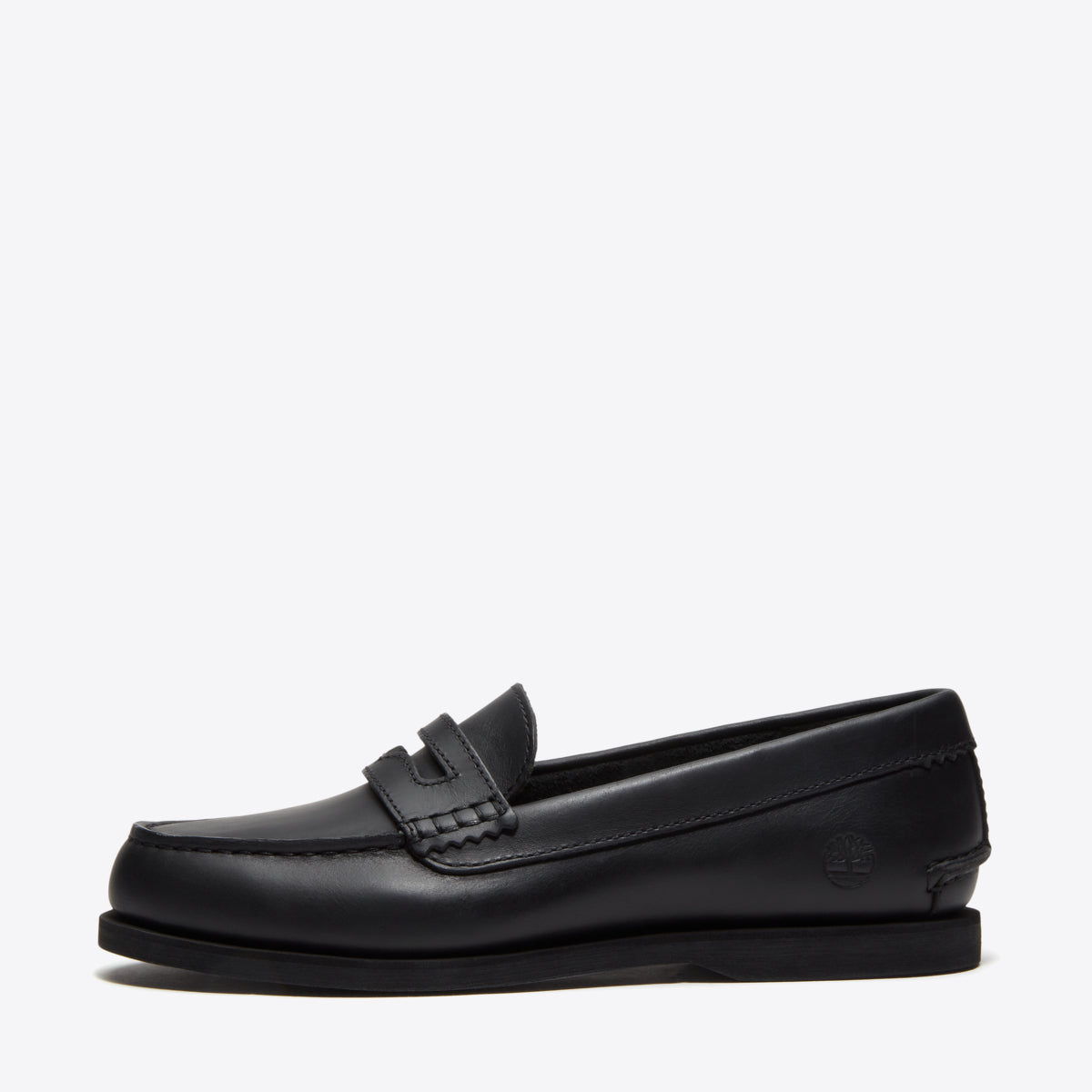 TIMBERLAND Womens Boat Classic Loafer Black Full Grain - Image 0