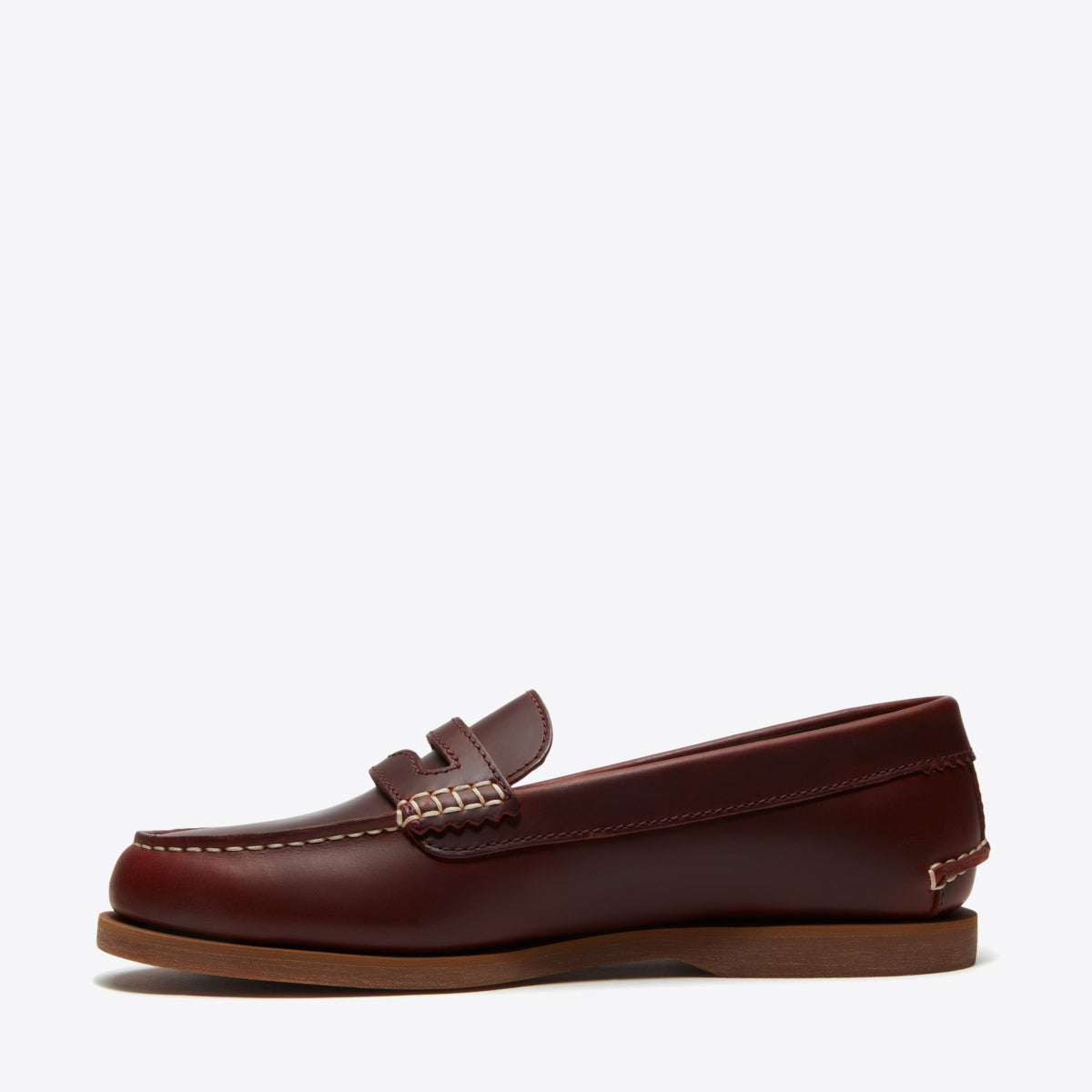 TIMBERLAND Womens Boat Classic Loafer BURGUNDY FULL GRAIN - Image 0