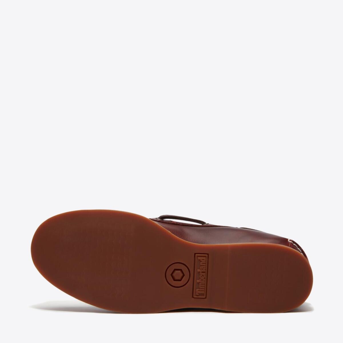 TIMBERLAND Womens Classic 2-Eye Boat Shoe Burgundy Full Grain - Image 3