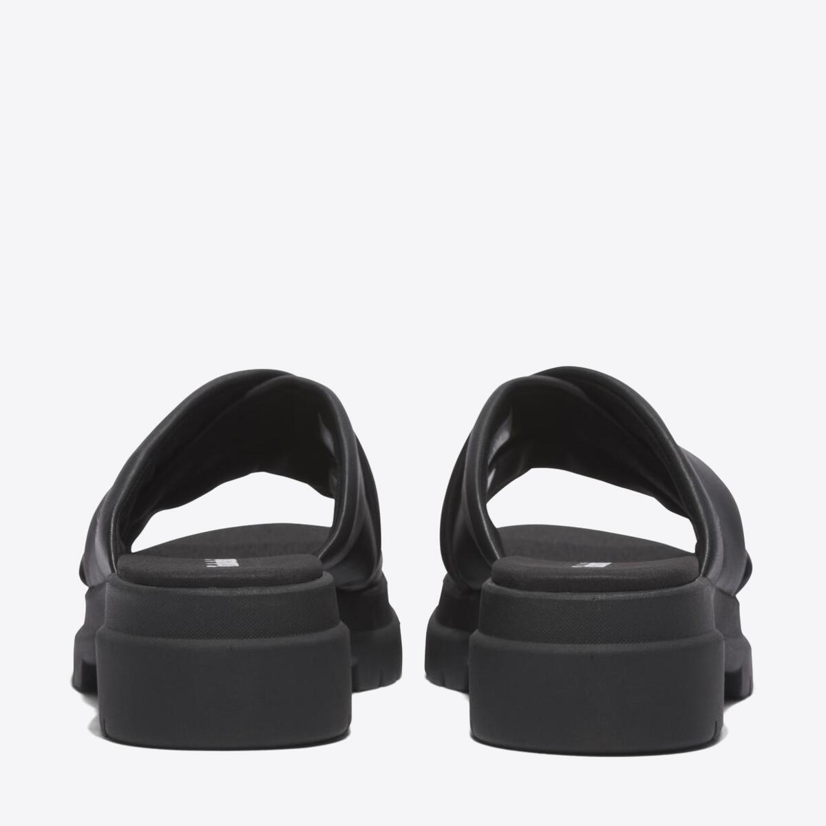 TIMBERLAND Womens London Vibe Slide Black Full Grain - Image 5