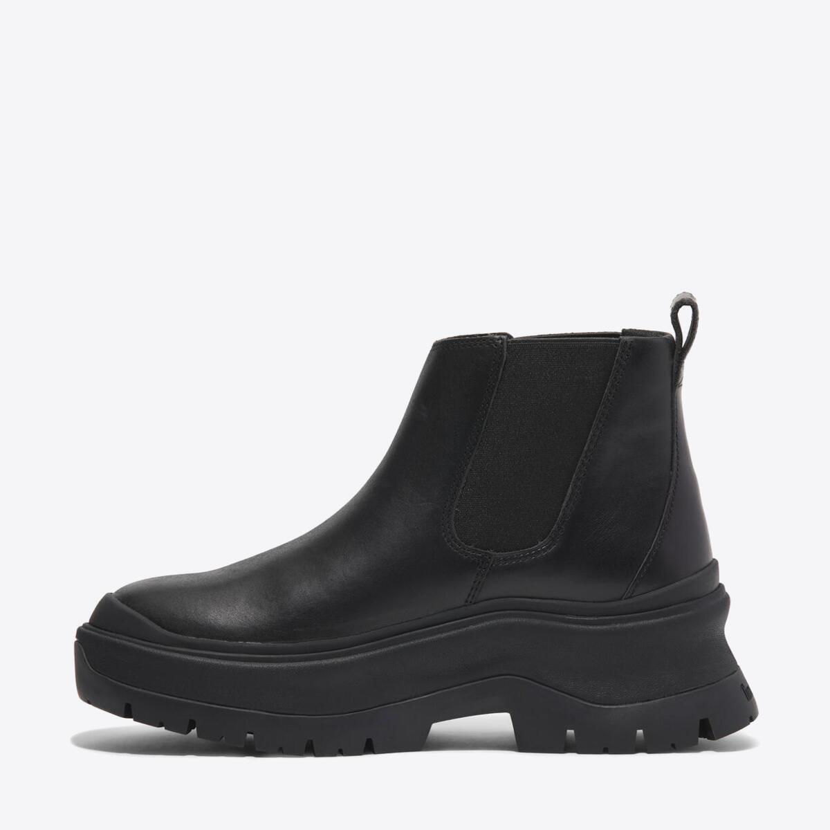 TIMBERLAND Womens Roxie Lane Chelsea Black Full Grain - Image 6