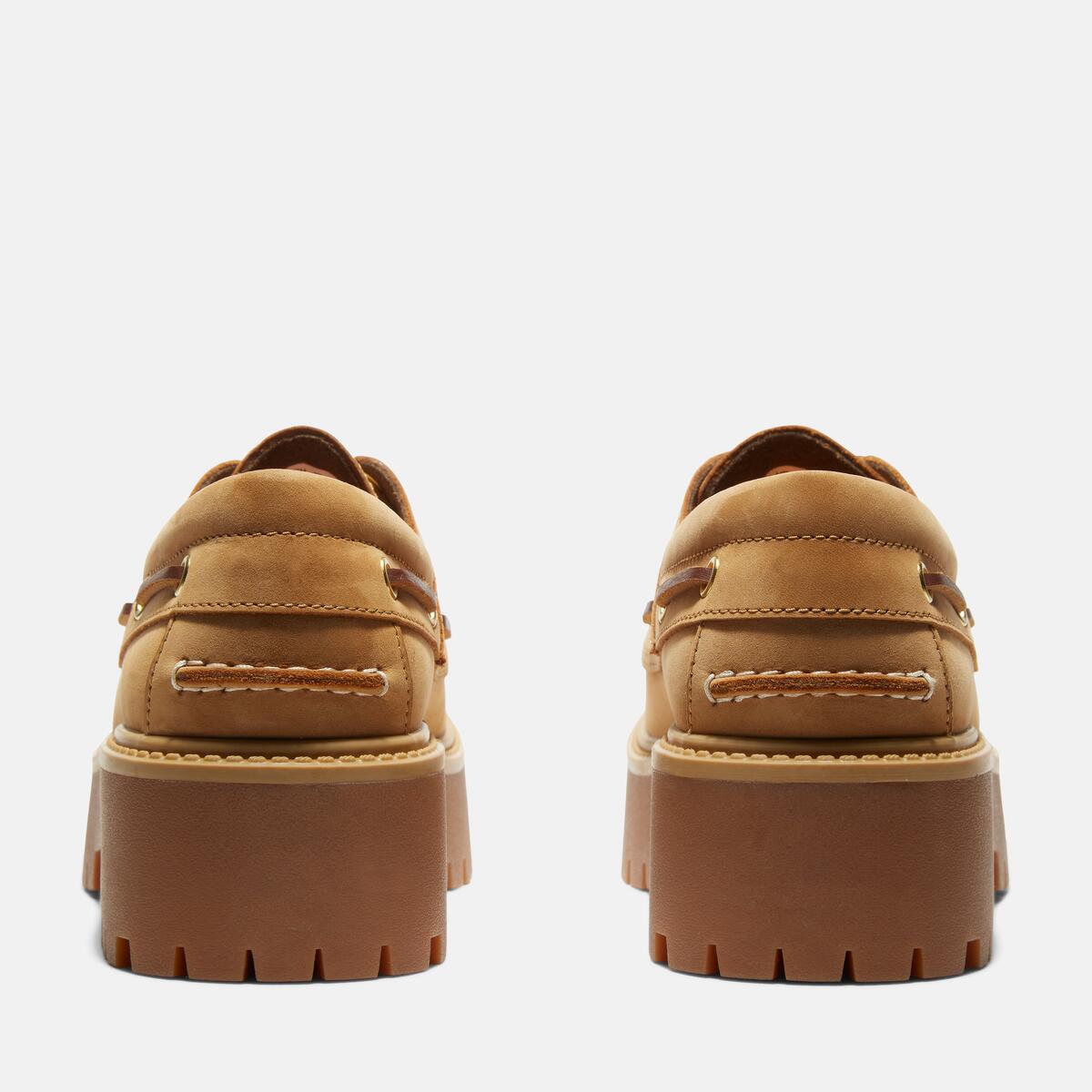 TIMBERLAND Womens Stone Street 3-Eye Lug Wheat - Image 5