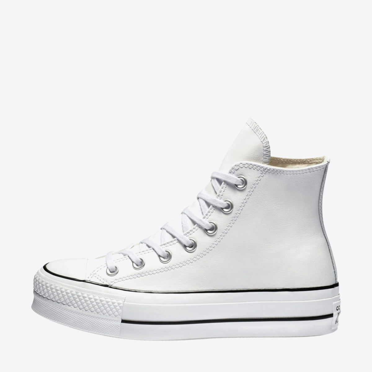 CONVERSE Chuck Taylor All Star Lift High White Leather - Image 4