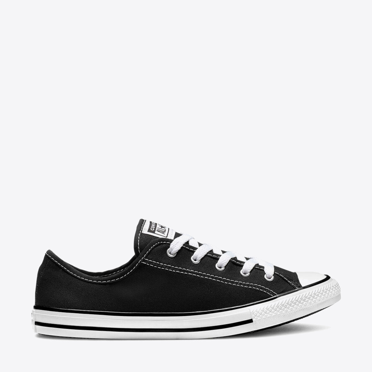 Buy CONVERSE Dainty Canvas Low Black Online Pat Menzies