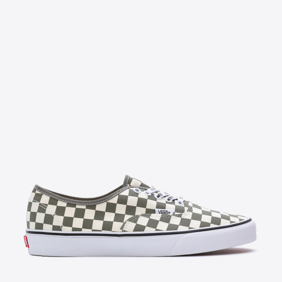 Buy VANS Authentics Checkerboard Kalamata Green/White Online