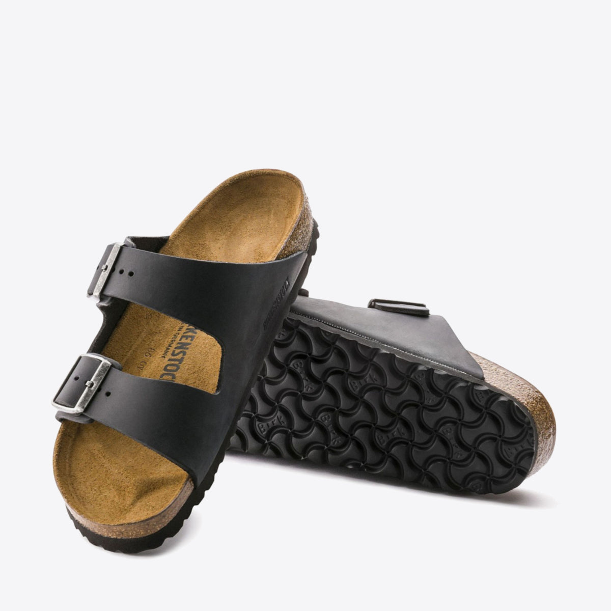 BIRKENSTOCK Arizona Oiled Leather - Unisex Black - Image 4