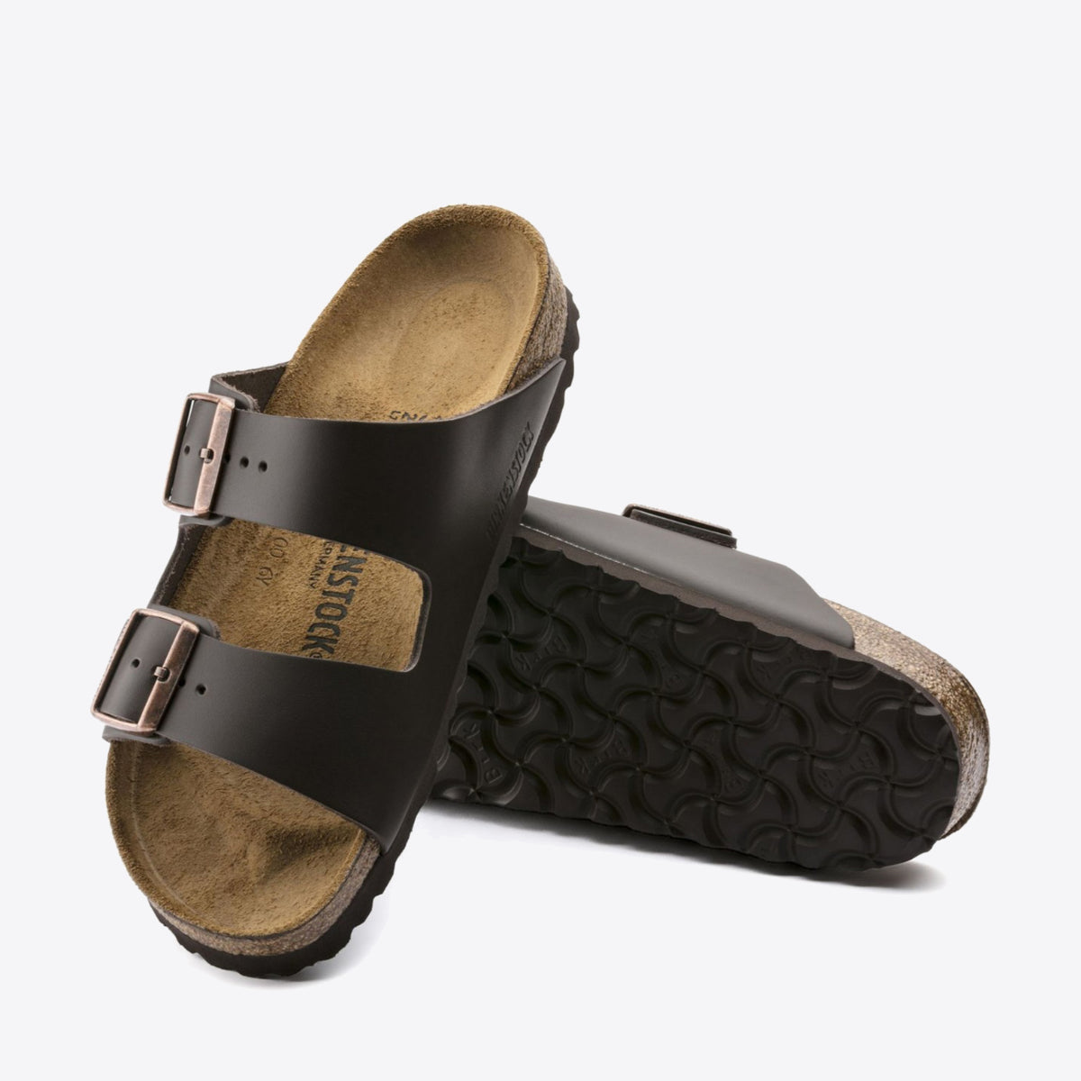 BIRKENSTOCK Arizona Smooth Leather - Unisex Dark Brown - Image 4