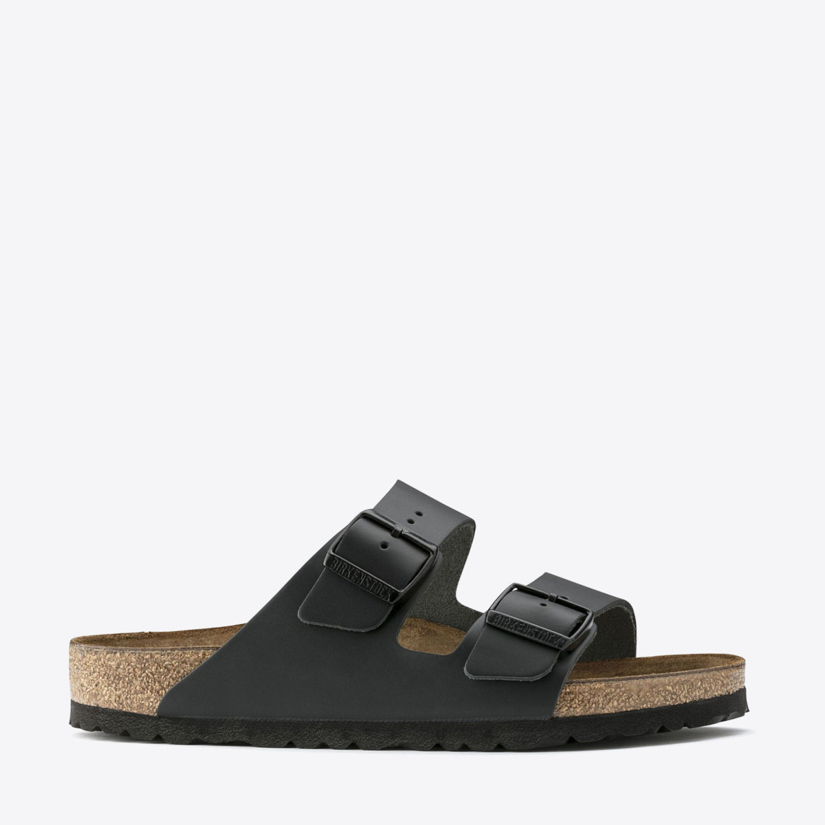 BIRKENSTOCK Arizona Smooth Leather - Unisex Black - Image 2