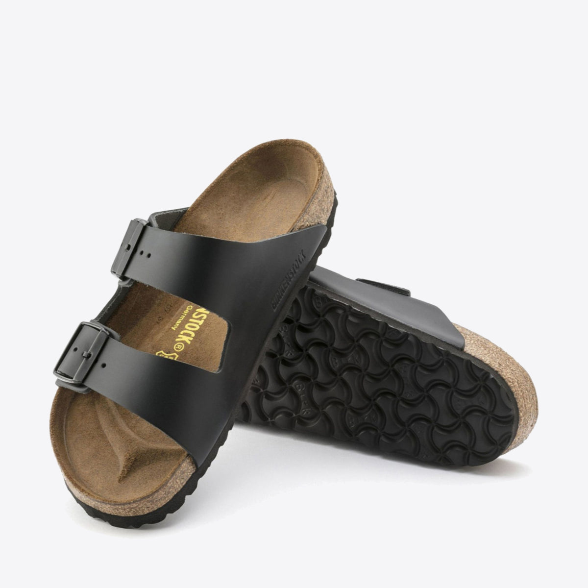 BIRKENSTOCK Arizona Smooth Leather - Unisex Black - Image 5