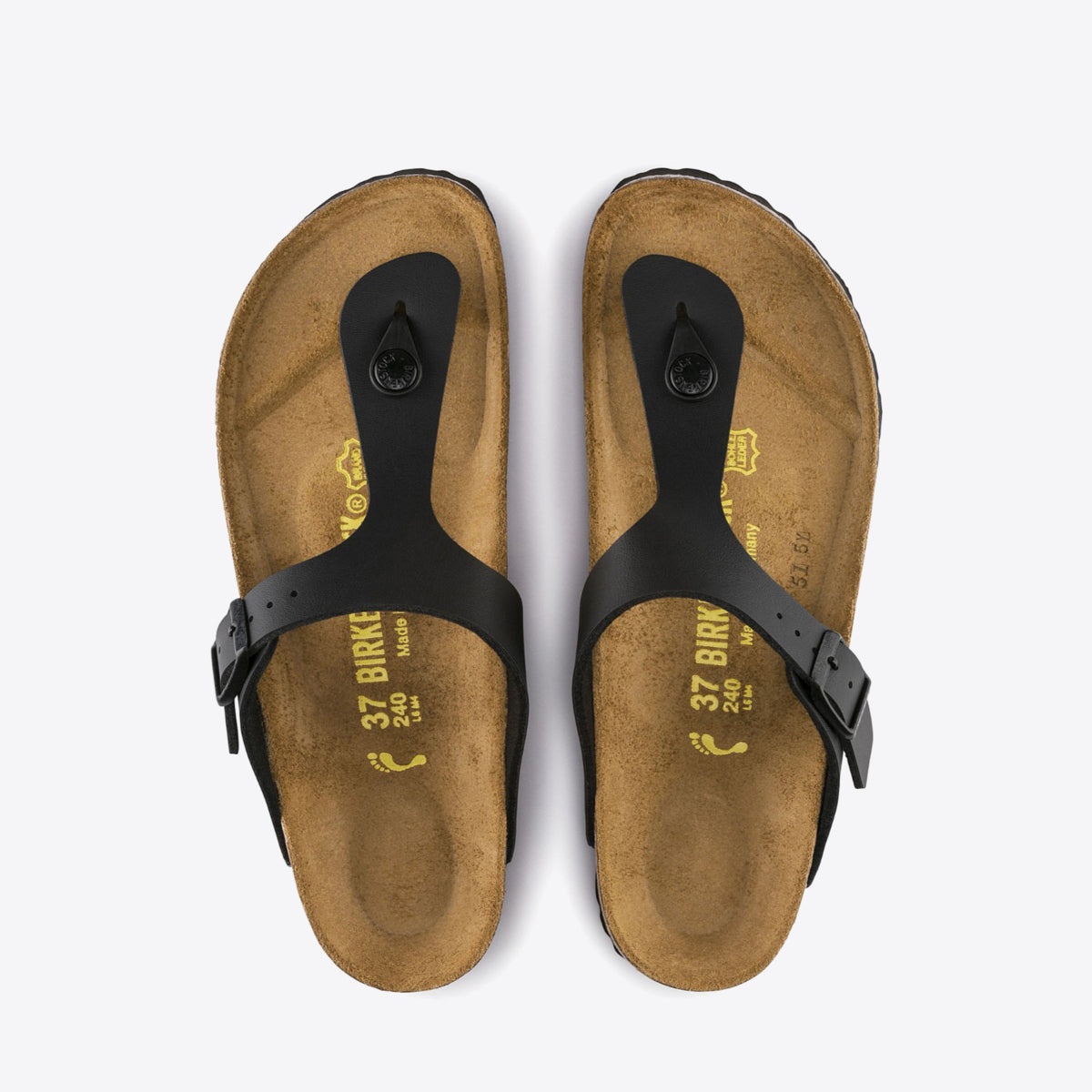 BIRKENSTOCK Gizeh Birko-Flor - Women's Black - Image 4