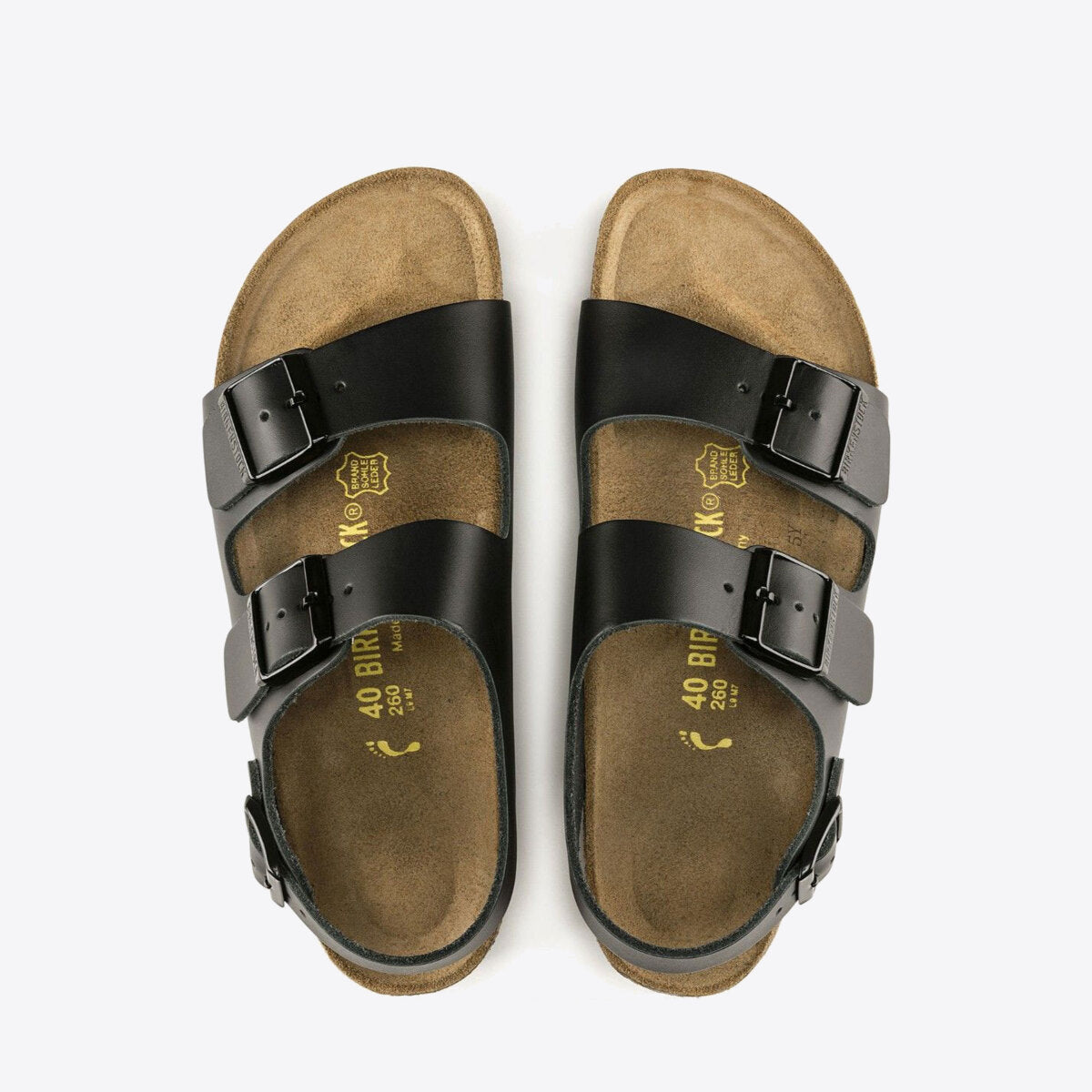 BIRKENSTOCK Milano Smooth Leather - Unisex Black - Image 5