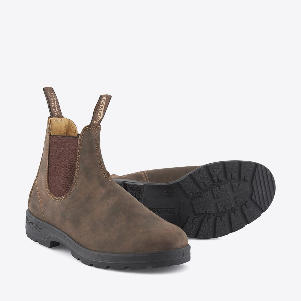 BLUNDSTONE Gusset Boot 585 Series Rustic Brown - Image 4