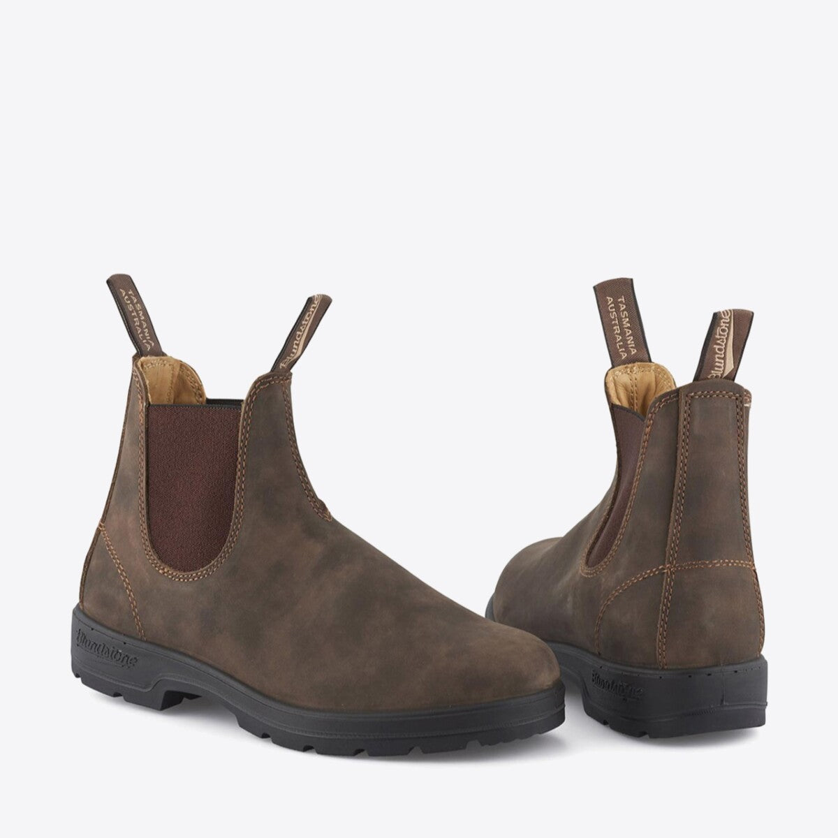 BLUNDSTONE Gusset Boot 585 Series Rustic Brown - Image 6