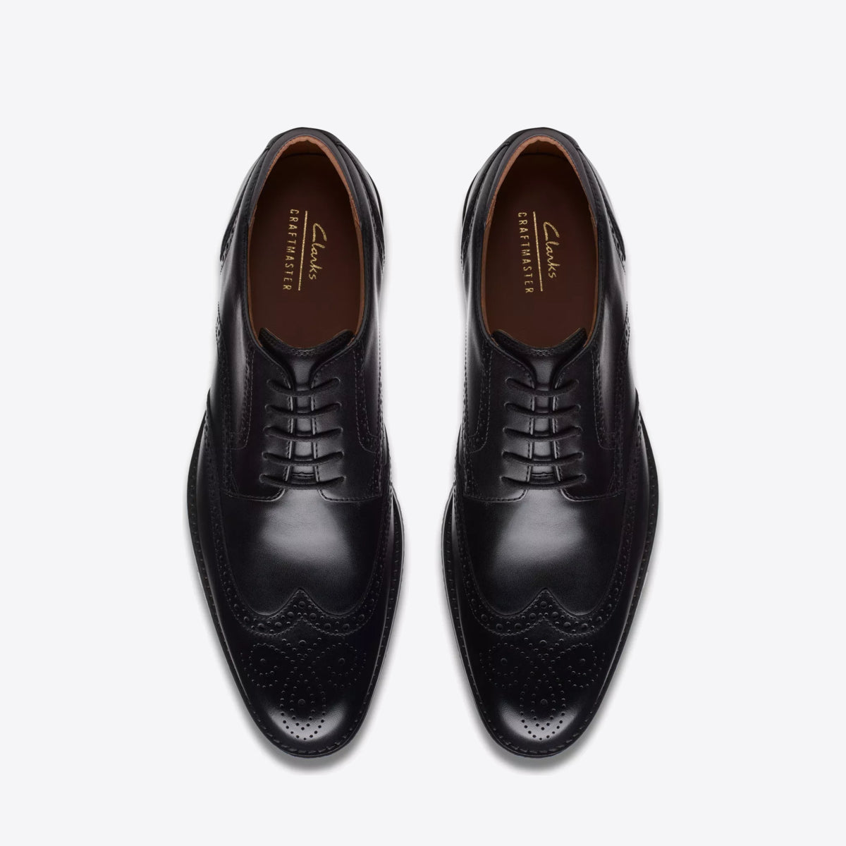 CLARKS Mens Craft Arlo Limit Black Leather - Image 6