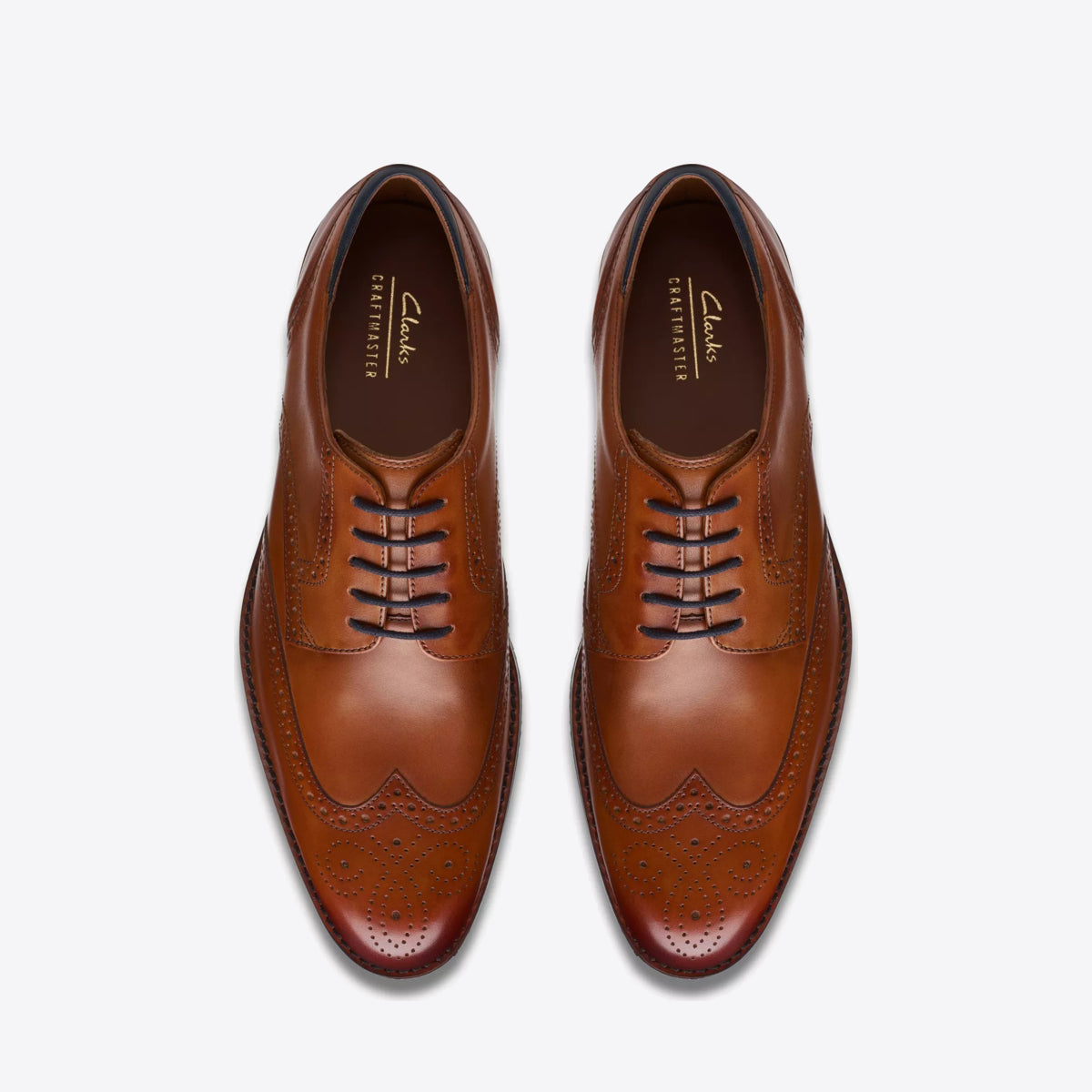 CLARKS Mens Craft Arlo Limit Tan Leather - Image 6