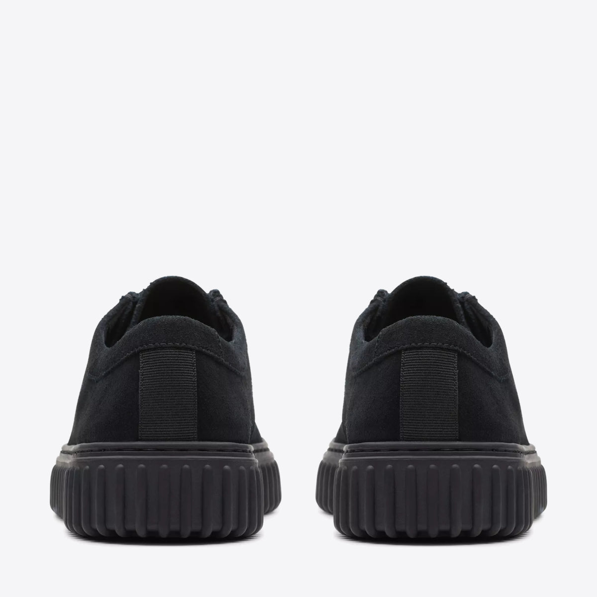 CLARKS Mens Torhill Lo Black Suede - Image 5