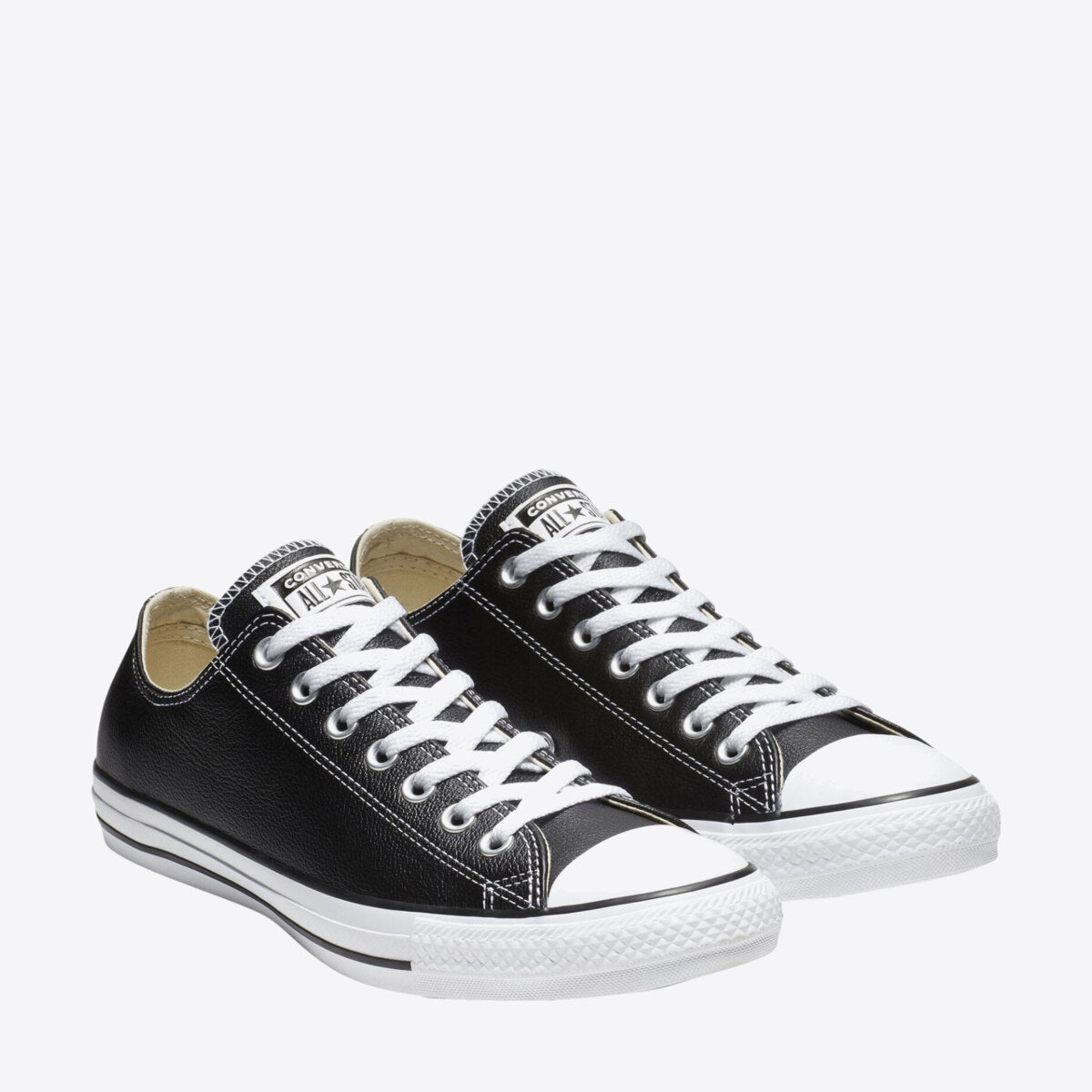 CONVERSE Chuck Taylor All Star Leather Low Black - Image 3