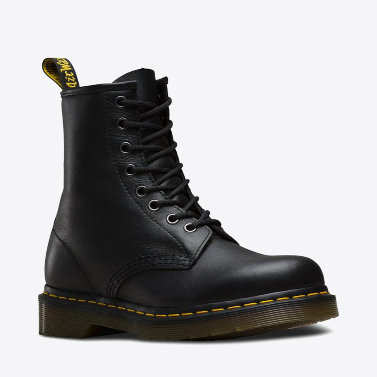 DR MARTENS 1460 Nappa 8-Eye Boot Black Nappa - Image 3