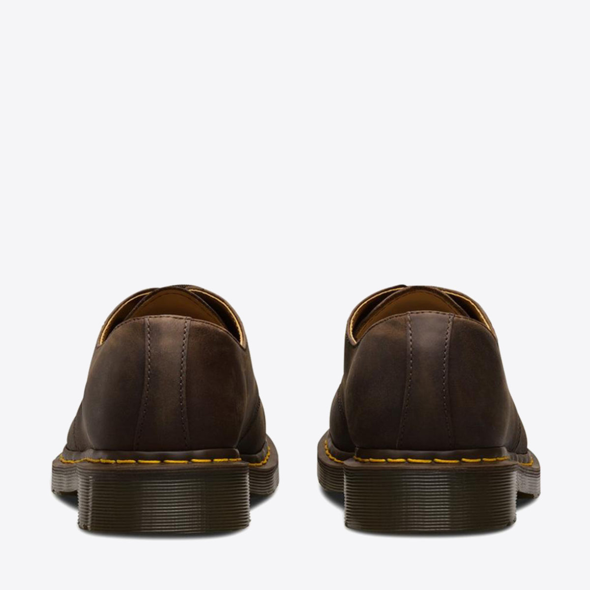 DR MARTENS 1461 Crazy Horse 3-Eye Shoe Brown - Image 7