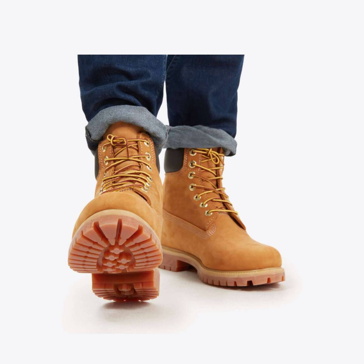 TIMBERLAND Mens 6-Inch Premium Waterproof Boot Wheat - Image 5