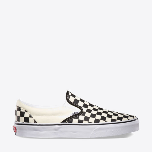VANS Checkerboard Classic Slip-On - Unisex Black-Off White Check - Image 2