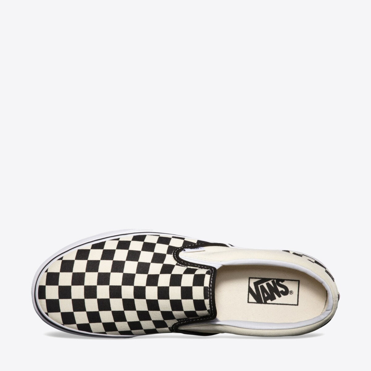 VANS Checkerboard Classic Slip-On - Unisex Black-Off White Check - Image 6