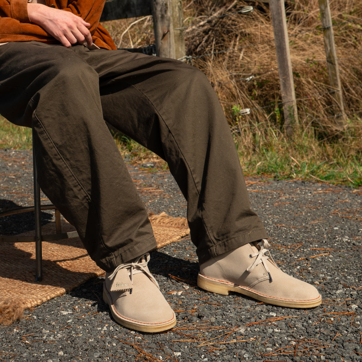 Mens Desert Boot Suede