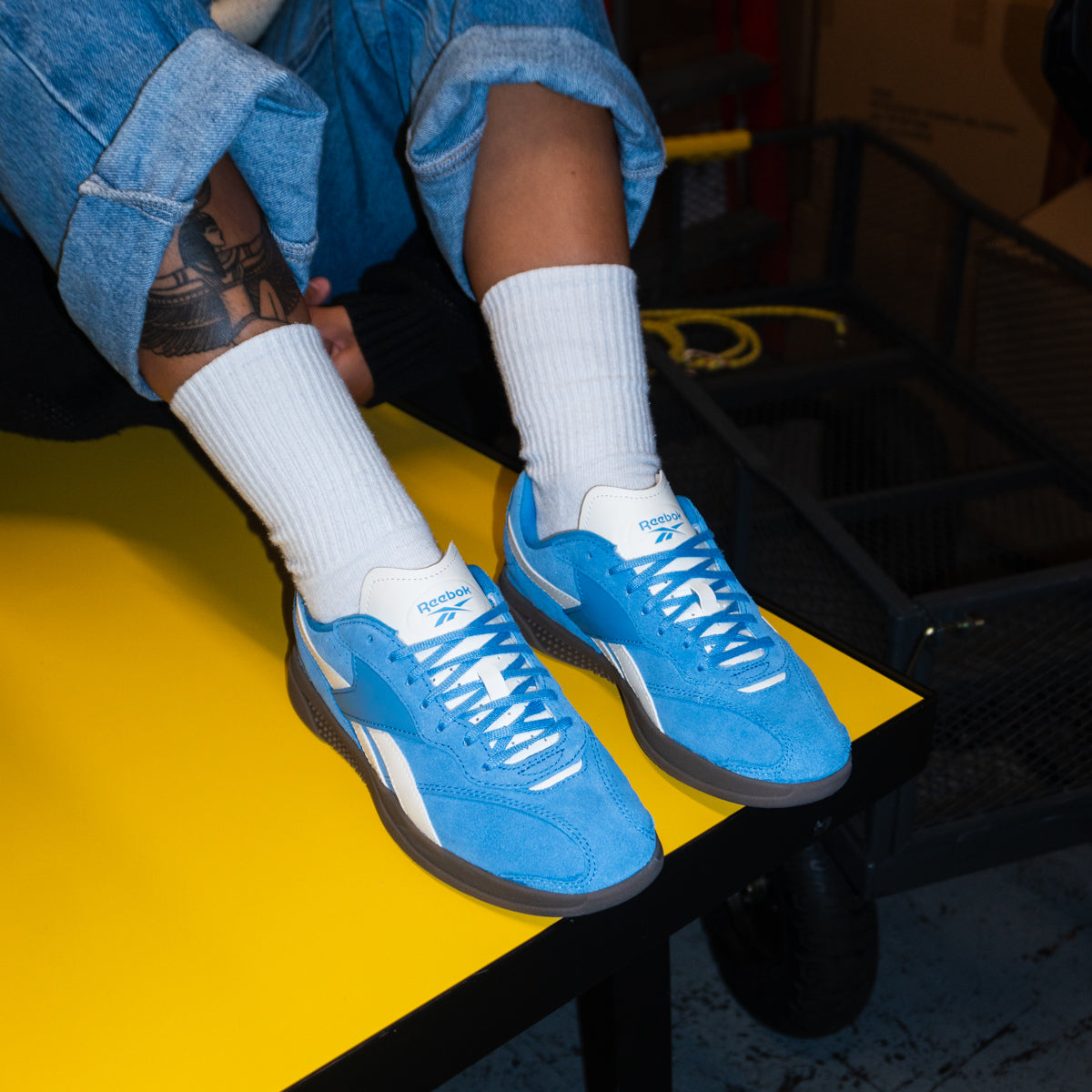 Buy REEBOK Hammer Street Blue/Chalk/Gum Online Pat Menzies