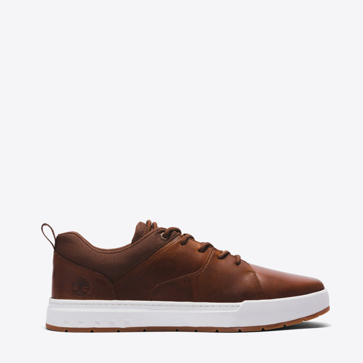 TIMBERLAND Mens Maple Grove Low Med Brown Full Grain - Image 1