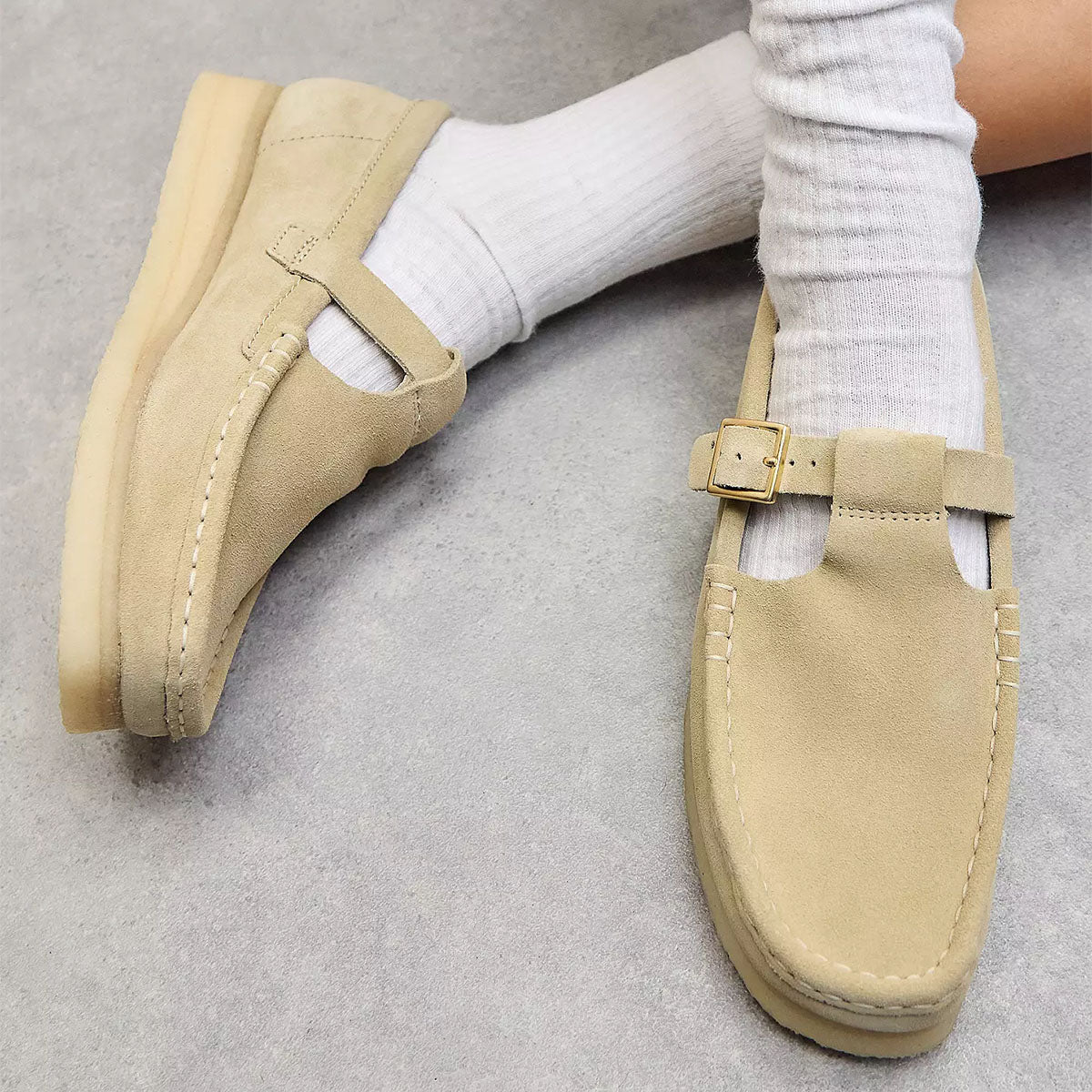 Womens Wallabee T-Bar
