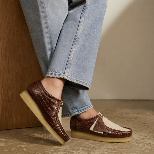 Womens Wallabee Shoe Leather