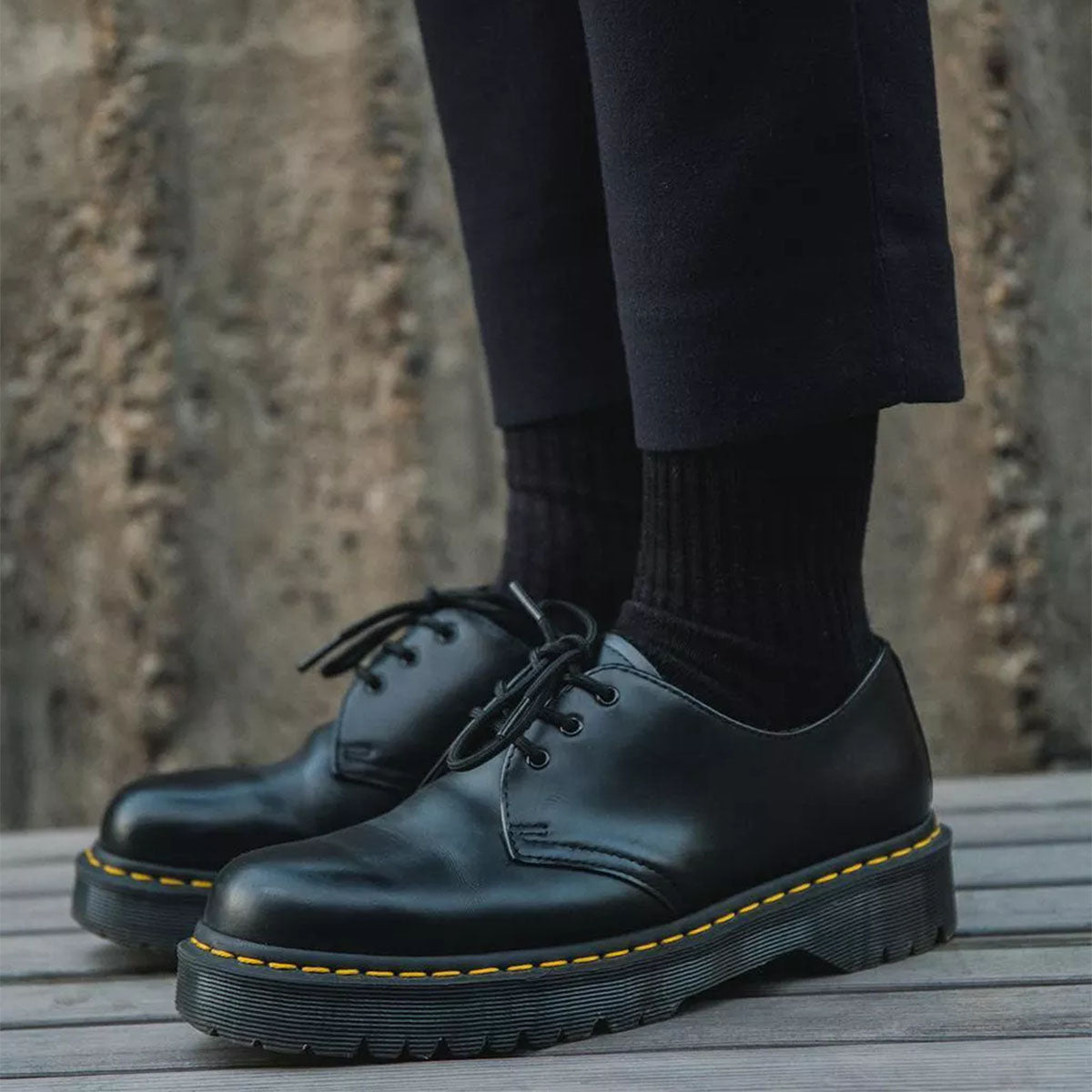 Buy DR MARTENS 1461 Bex 3-Eye Shoes Black Online Pat Menzies