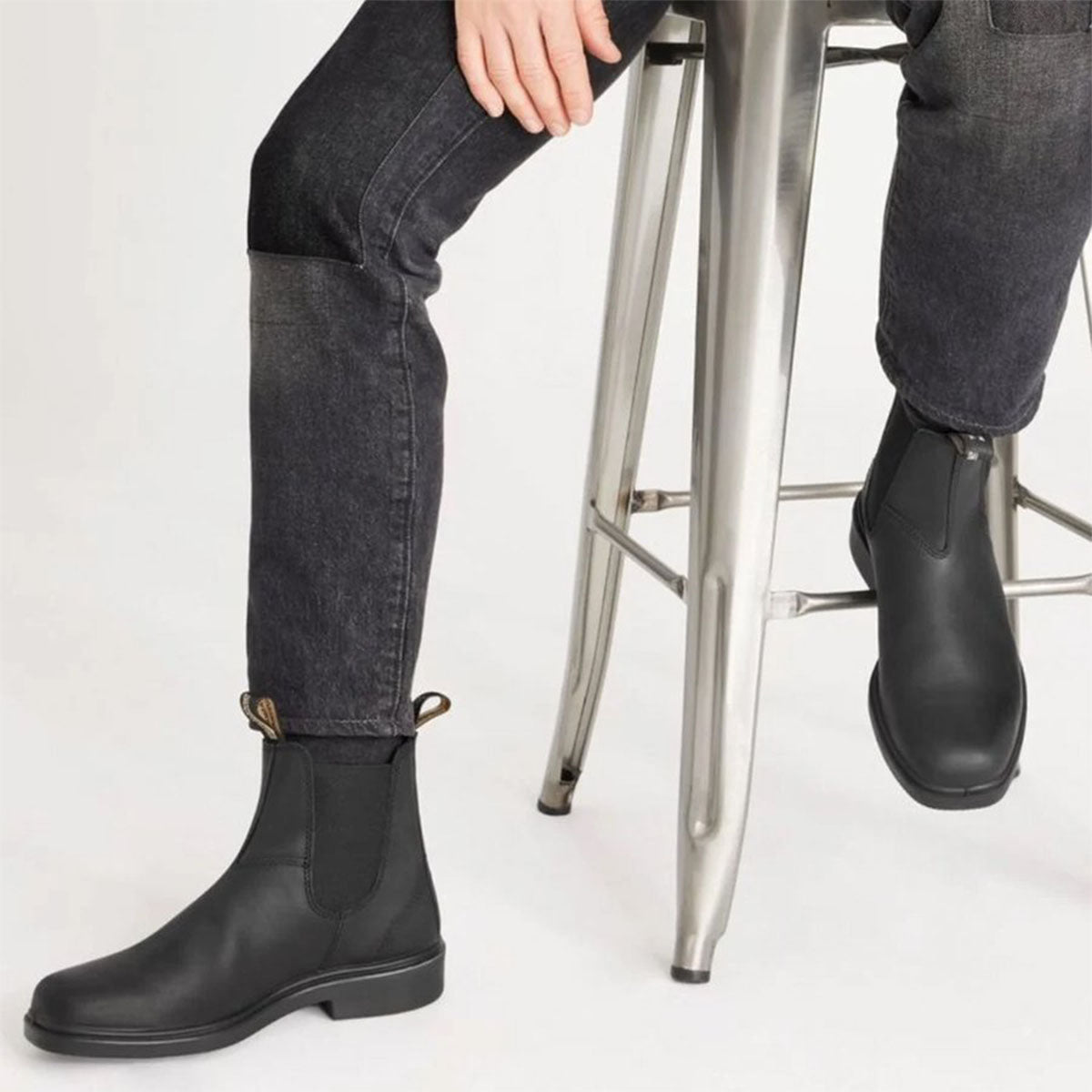 063 Black Dress Gusset Boot