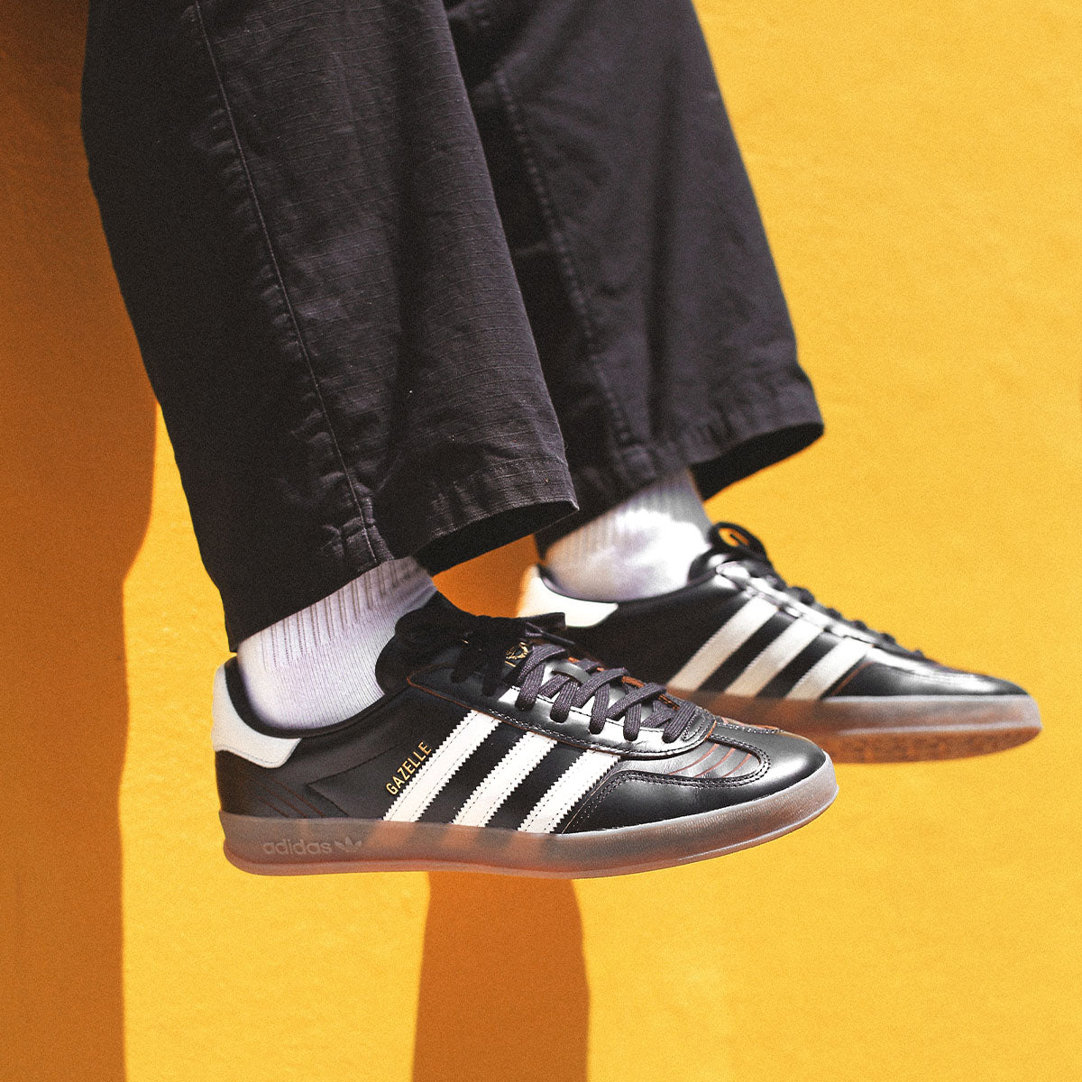 Buy ADIDAS ORIGINALS Gazelle Indoor - Black/White/Gum | Online