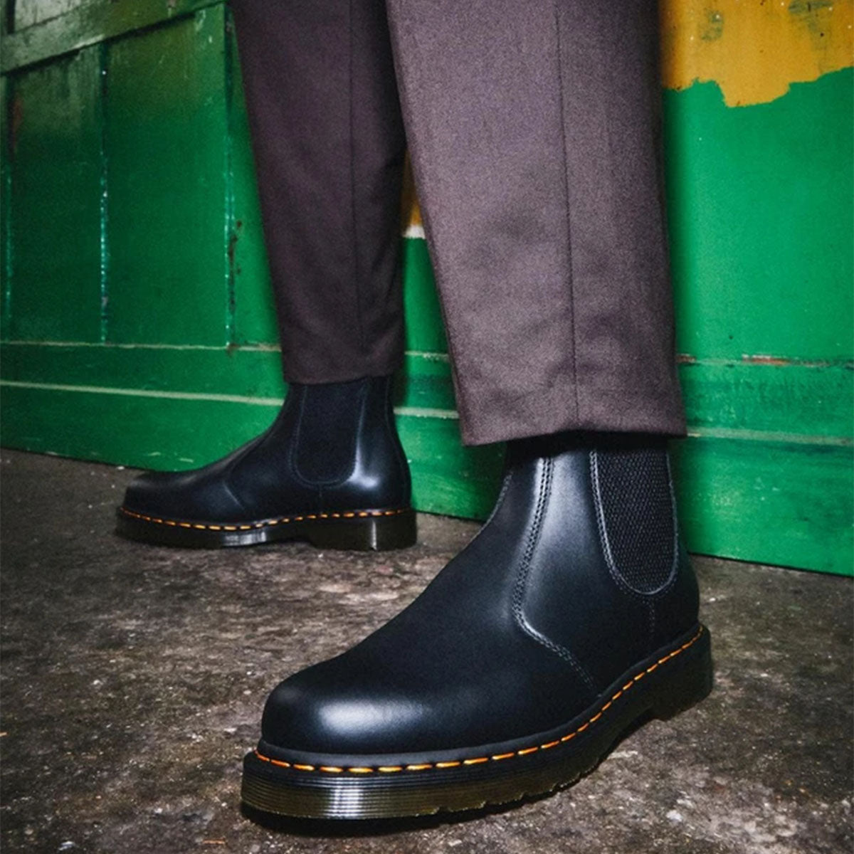 2976 Yellow Stitch Chelsea Boot
