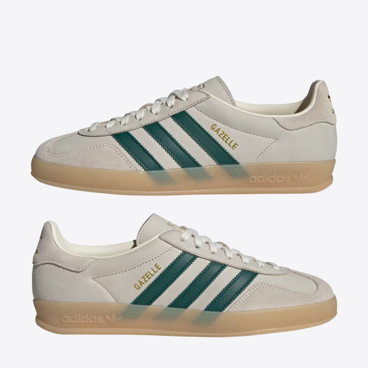ADIDAS ORIGINALS Gazelle Indoor Cream White/Collegiate Green - Image 0