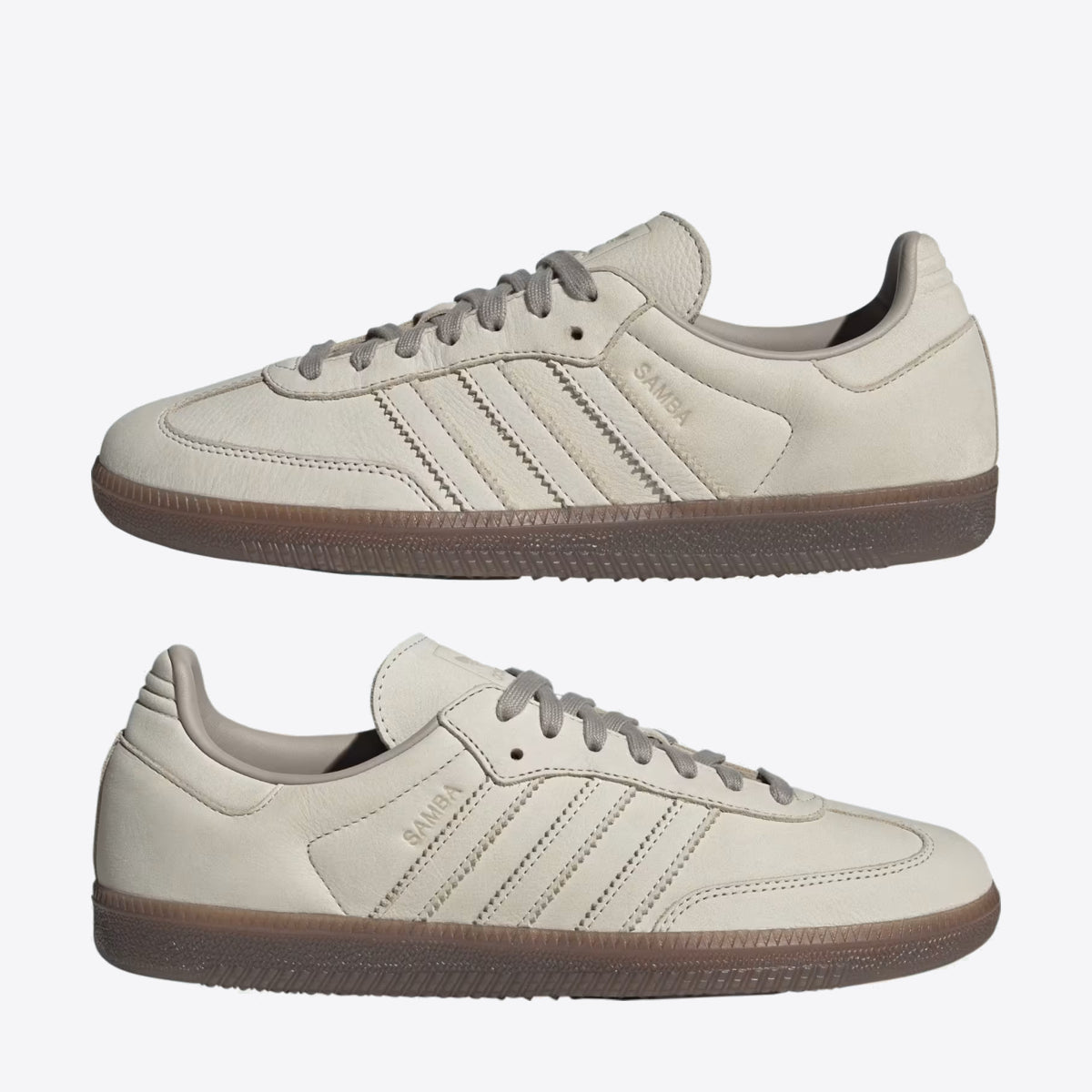 ADIDAS ORIGINALS Samba OG Aluminium/Brown/Gum - Image 0