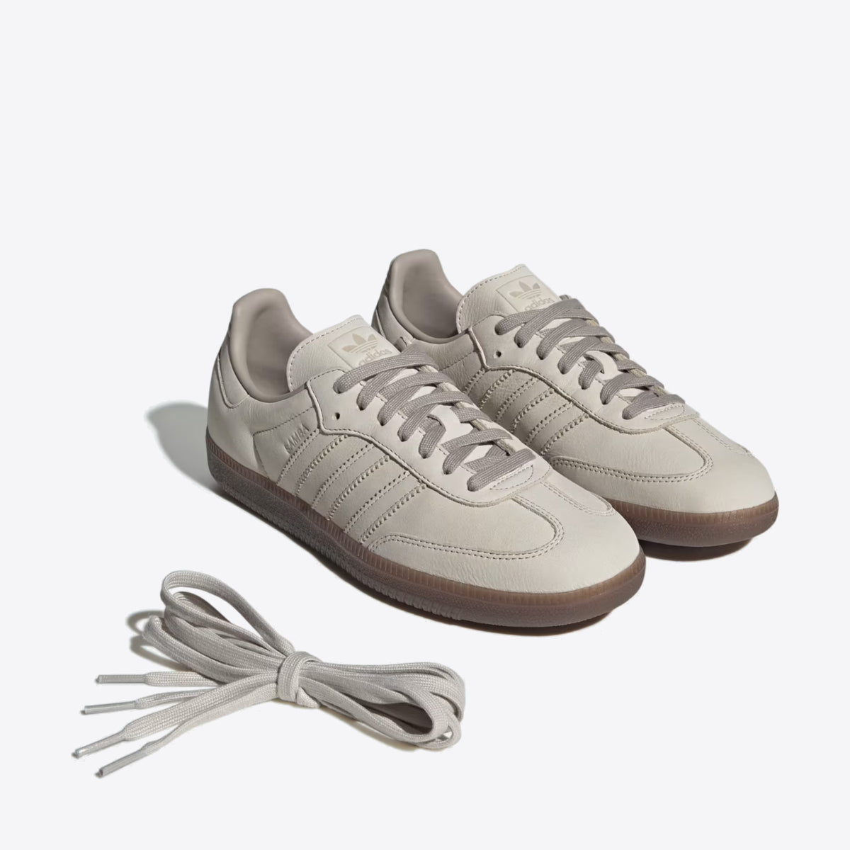 ADIDAS ORIGINALS Samba OG Aluminium/Brown/Gum - Image 0
