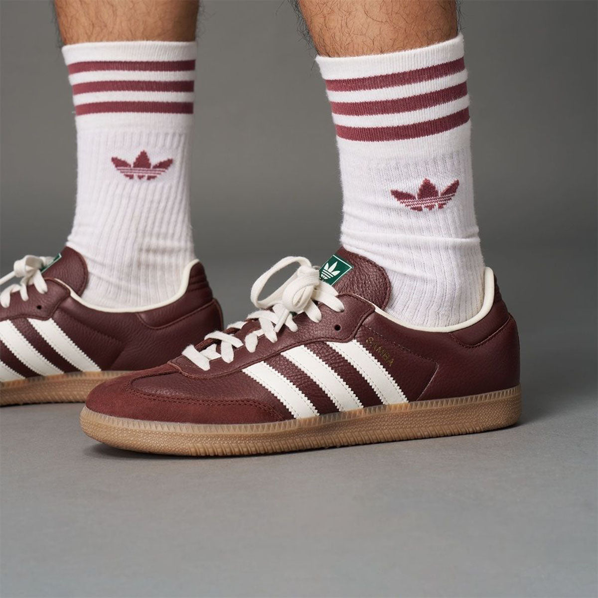 ADIDAS ORIGINALS Samba OG Fox Brown/White/Gum - Image 8