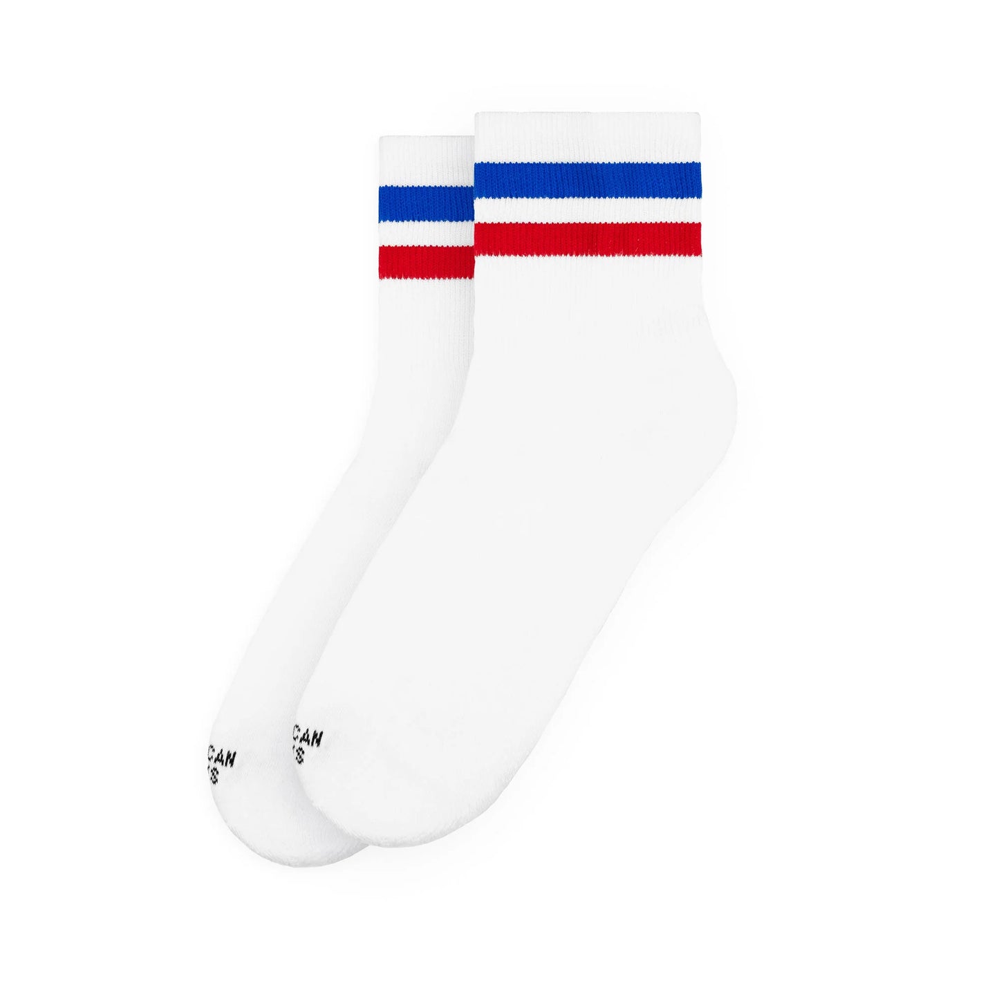 AMERICAN SOCKS American Pride Ankle High White/Blue/Red - Image 0