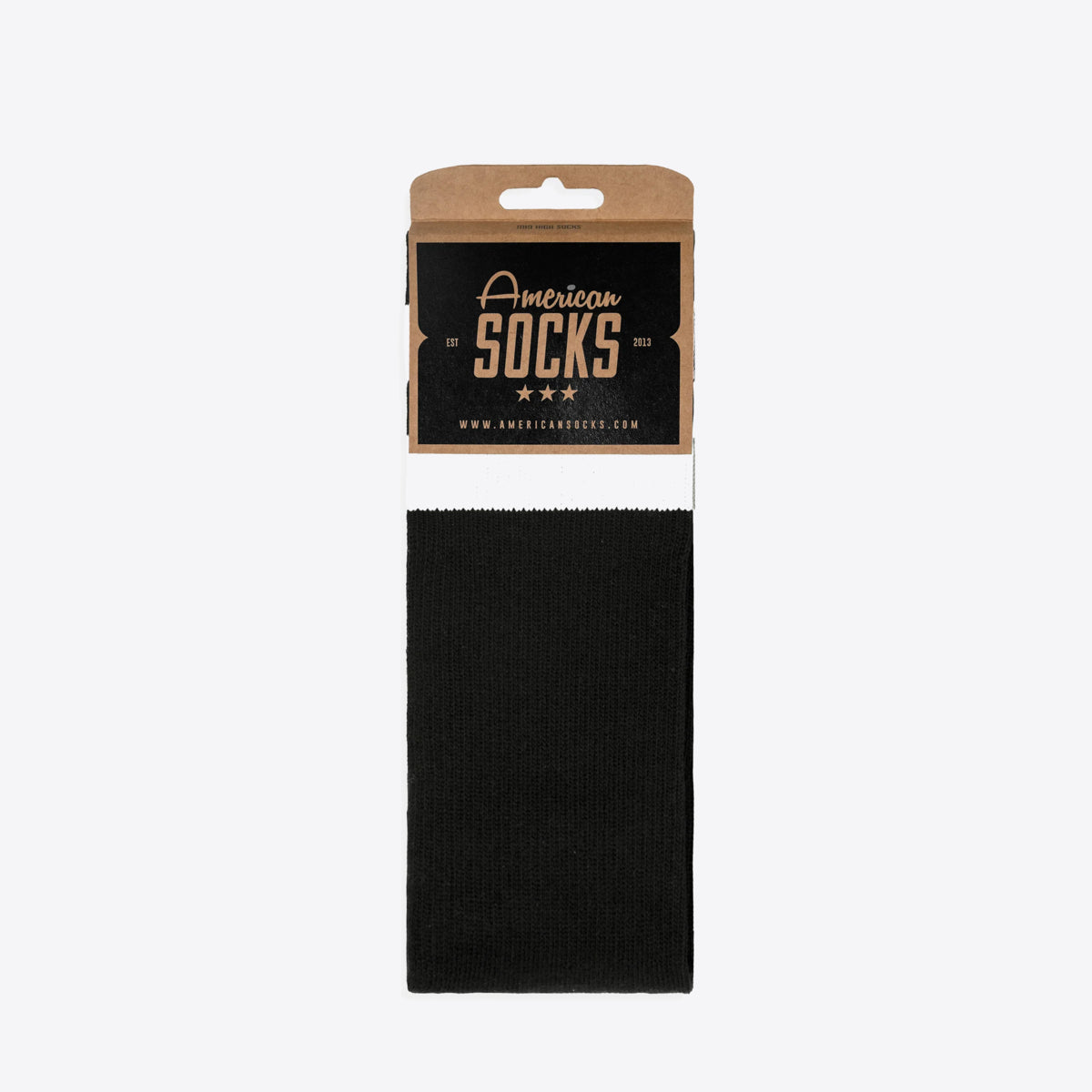 AMERICAN SOCKS Back In Black I Mid High Back In Black I - Image 2