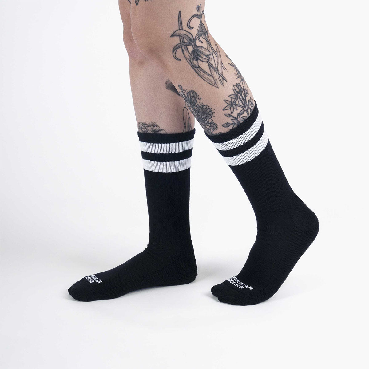 AMERICAN SOCKS Back In Black I Mid High Back In Black I - Image 7