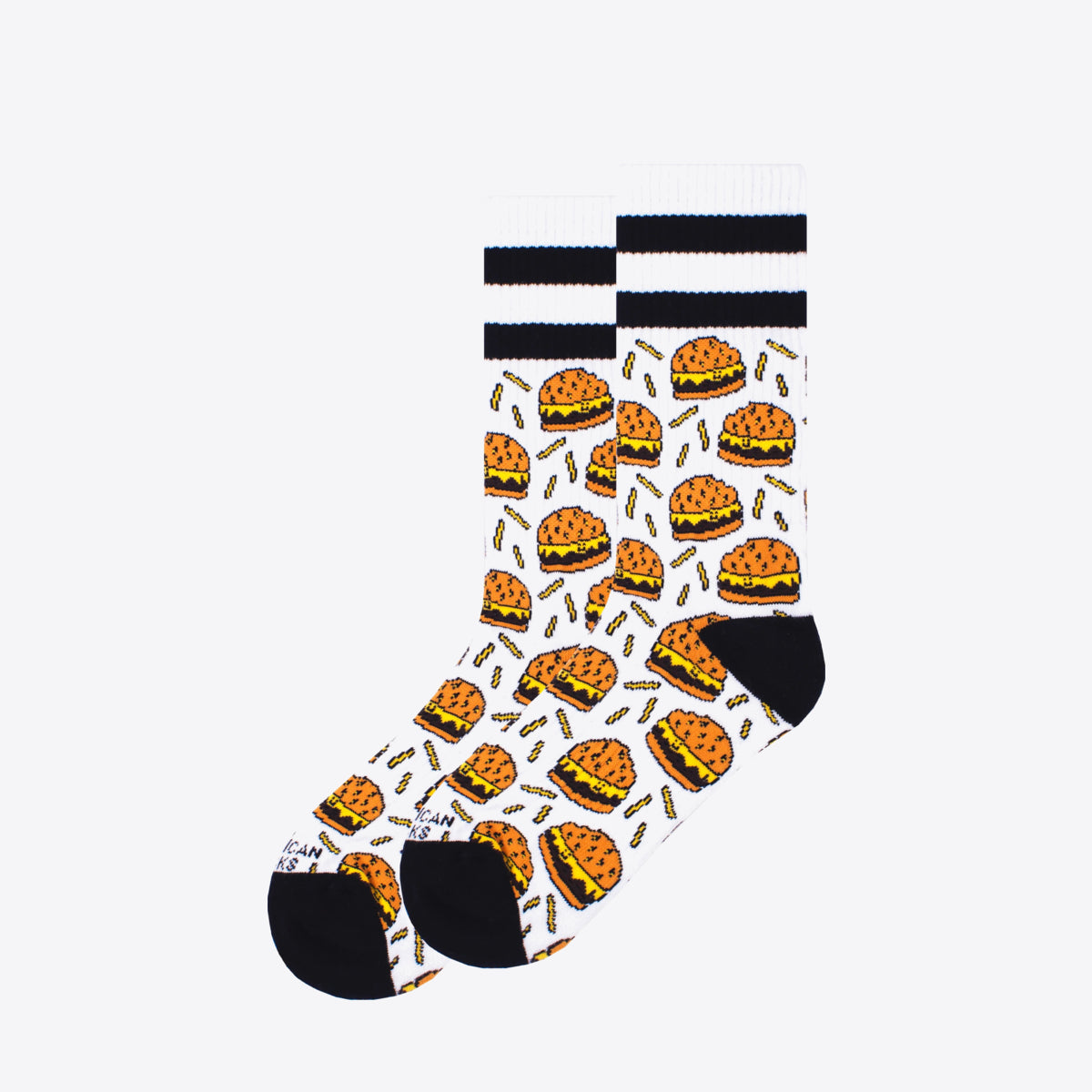 AMERICAN SOCKS Burger Mania Mid High Burger Mania - Image 1