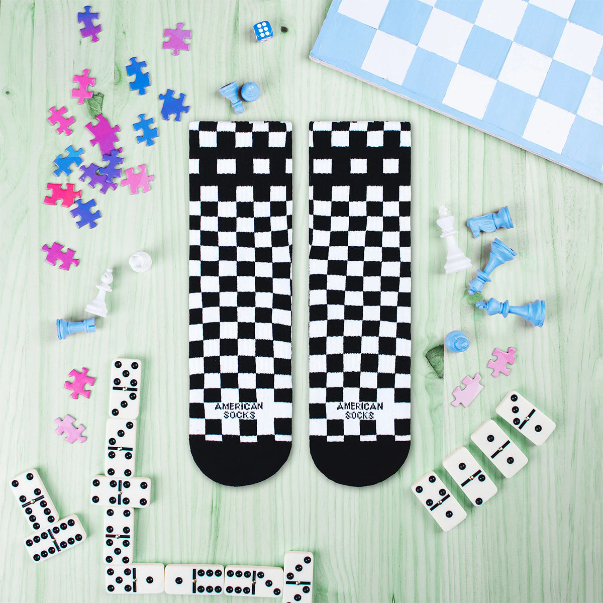 AMERICAN SOCKS Checkerboard Ankle High Checkerboard - Image 3