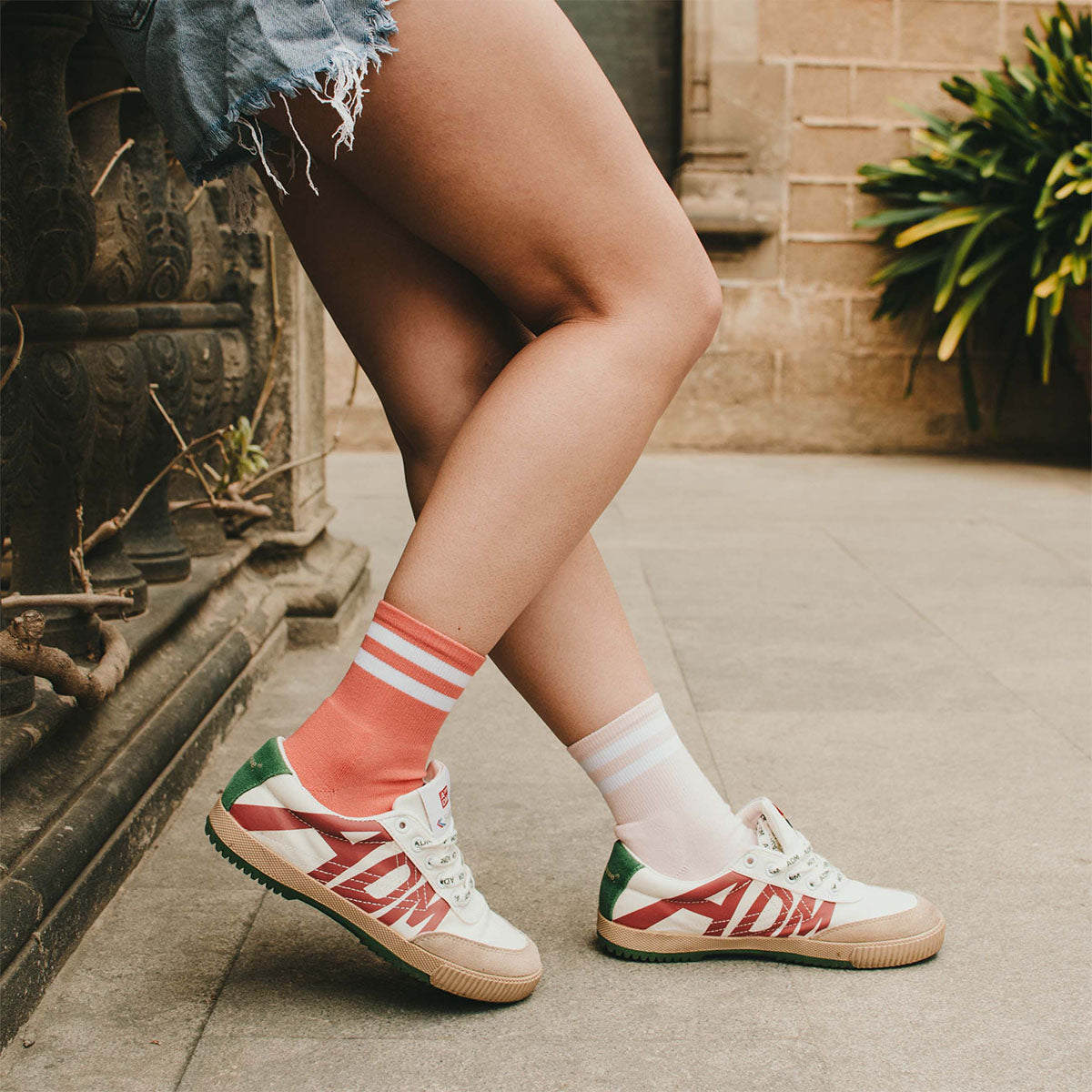 AMERICAN SOCKS Coral Ankle High Coral - Image 4