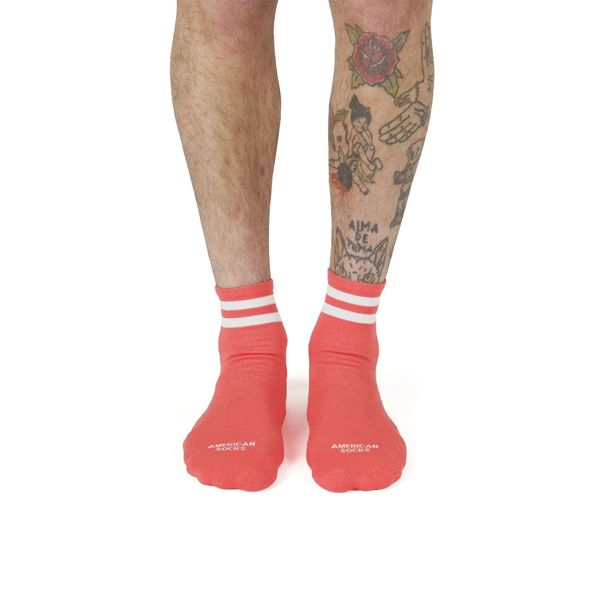 AMERICAN SOCKS Coral Ankle High Coral - Image 5