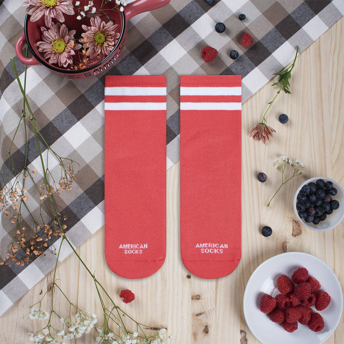 AMERICAN SOCKS Coral Ankle High Coral - Image 6
