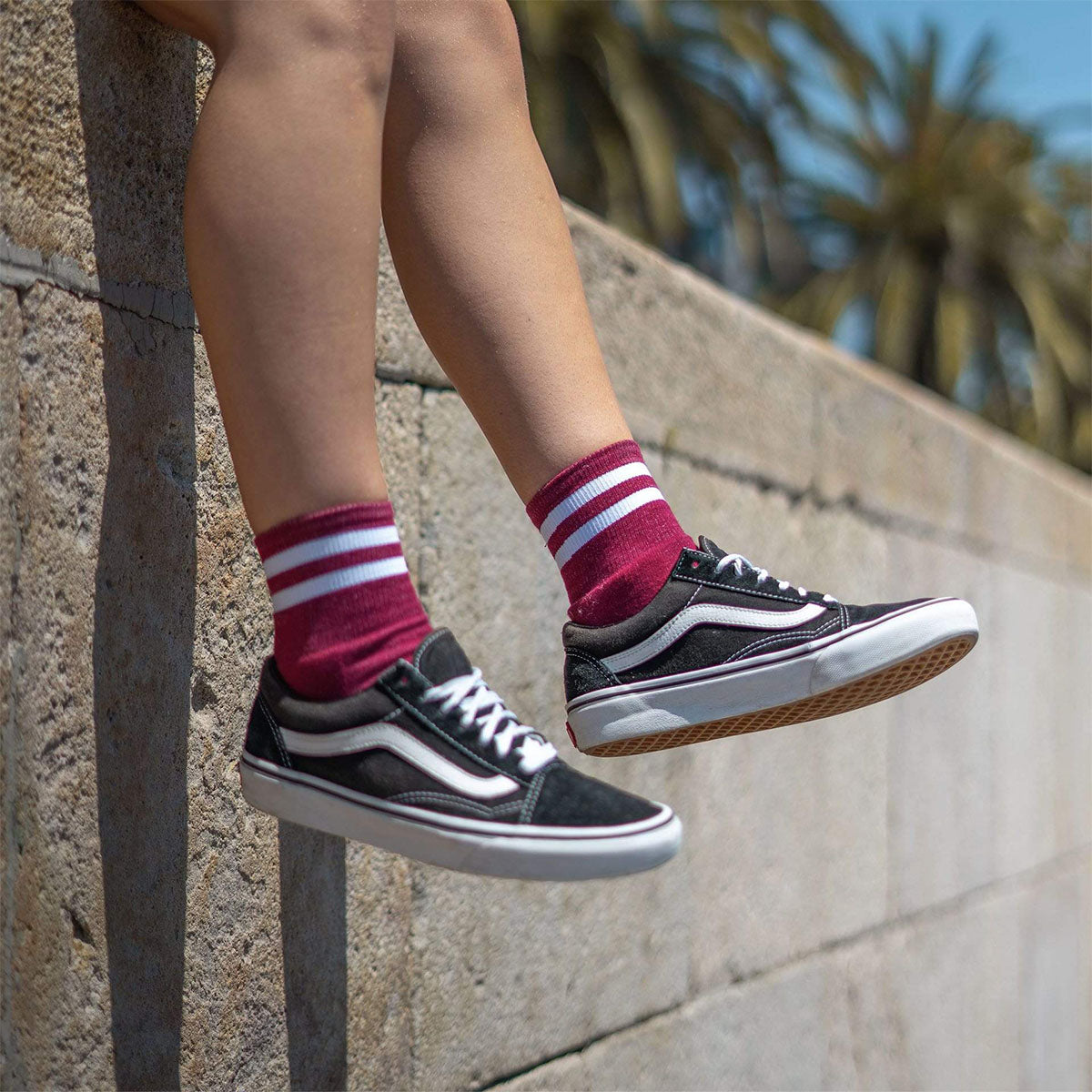 AMERICAN SOCKS Crimson Ankle High Crimson - Image 3